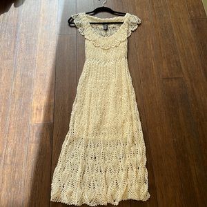 Theory crochet dress with lining! Great condition.